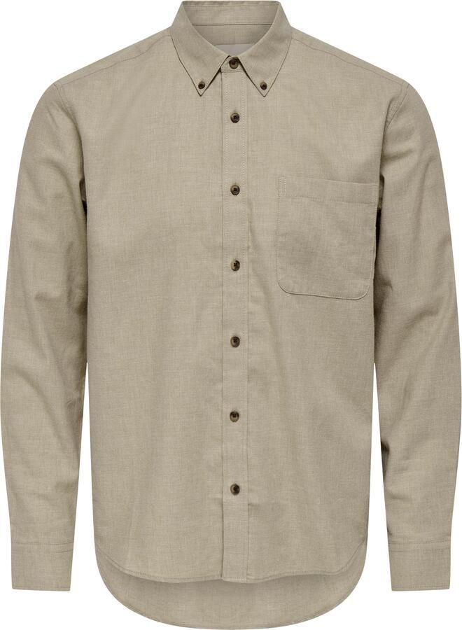 ONLY & SONS Overhemd met lange mouwen ONSJUPITER REG FIT LS SHIRT NOOS