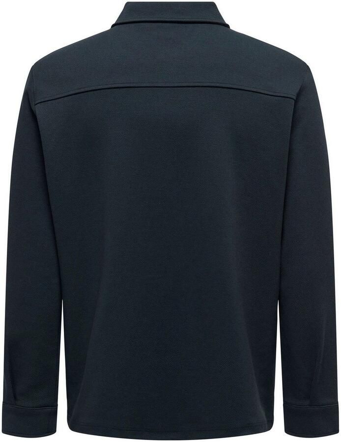 Only & Sons Regular fit overhemdjack met licht structuurmotief model 'NEWKODYL' - Foto 3