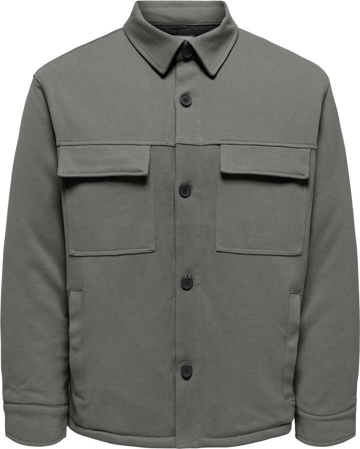 ONLY & SONS Overhemd met lange mouwen ONSNEWKODYL SHACKET SWEAT