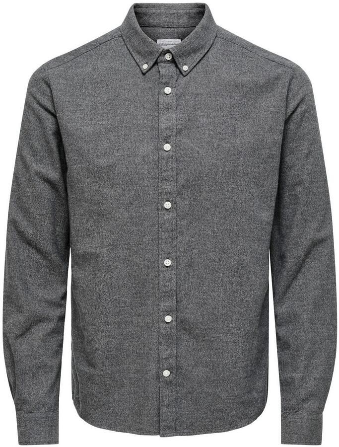 ONLY & SONS Overhemd met lange mouwen ONSNIKOLA LS MELANGE SHIRT OTL
