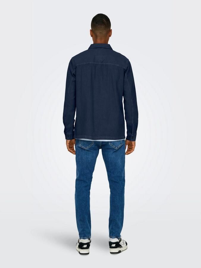 Only & Sons Regular fit vrijetijdsoverhemd met new-kentkraag model 'OLIVER'