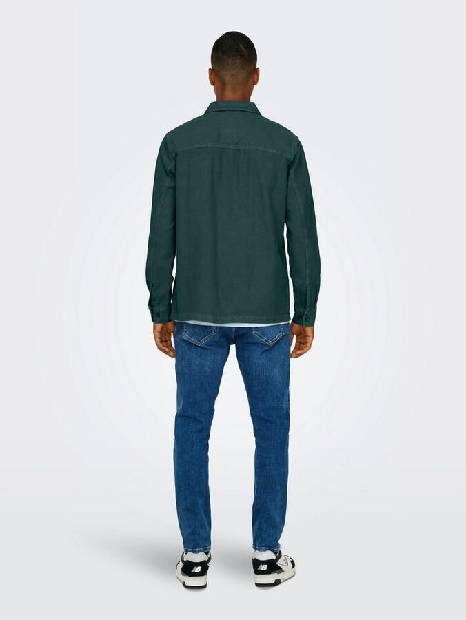 Only & Sons Regular fit vrijetijdsoverhemd met new-kentkraag model 'OLIVER'