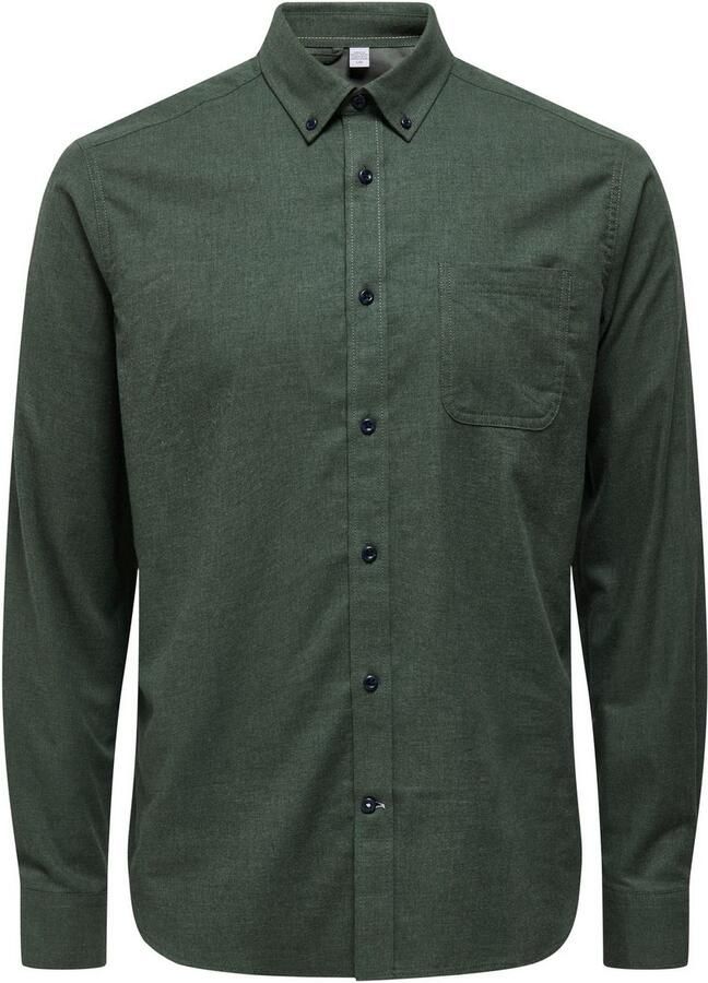ONLY & SONS Overhemd met lange mouwen ONSROAD LIFE REG MELANGE LS SHIRT NOOS - Foto 7