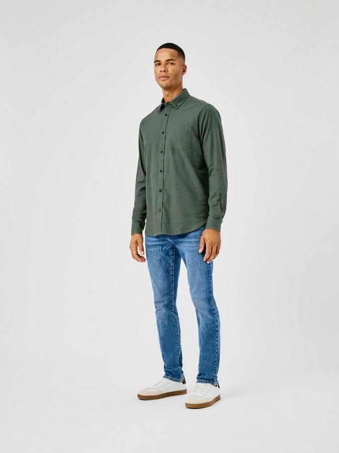 ONLY & SONS Overhemd met lange mouwen ONSROAD LIFE REG MELANGE LS SHIRT NOOS - Foto 6