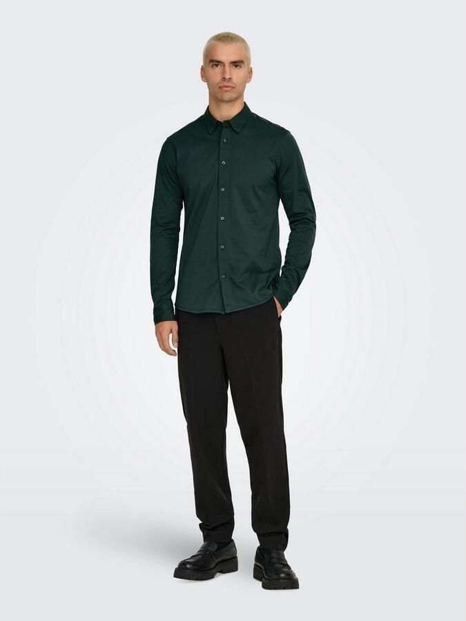 ONLY & SONS Overhemd met lange mouwen ONSROBIN B U LS STRETCH SHIRT NOOS - Foto 3