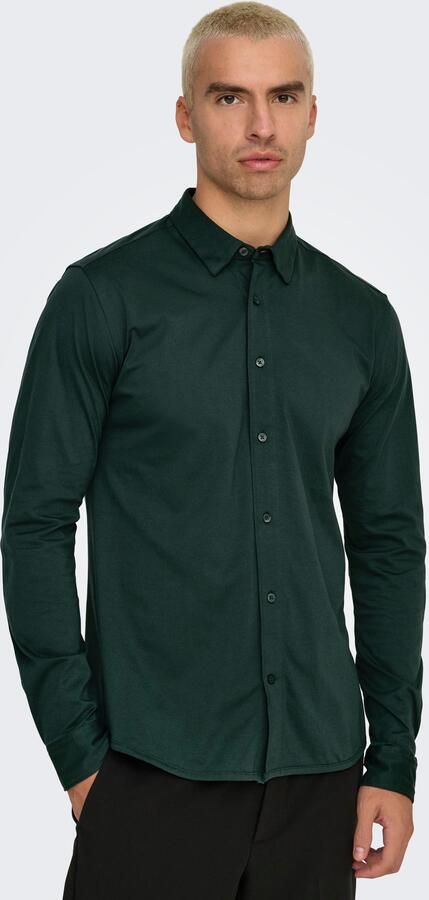 ONLY & SONS Overhemd met lange mouwen ONSROBIN B U LS STRETCH SHIRT NOOS - Foto 5