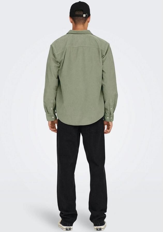 ONLY & SONS Overhemd met lange mouwen OS ONSALP RLX 2PKT WASHD COR - Foto 8