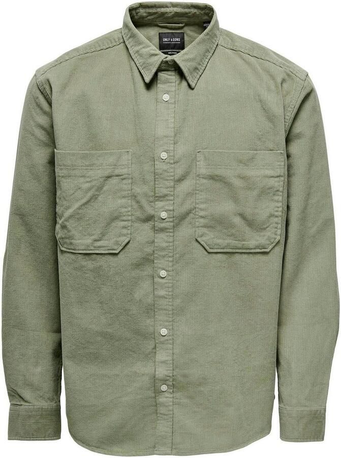 ONLY & SONS Overhemd met lange mouwen OS ONSALP RLX 2PKT WASHD COR - Foto 3