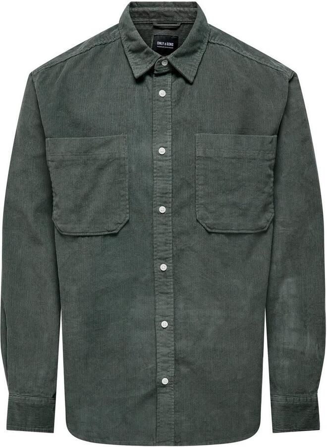 Only & Sons Relaxed fit vrijetijdsoverhemd met structuurmotief model 'ALP'