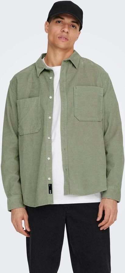 ONLY & SONS Overhemd met lange mouwen OS ONSALP RLX 2PKT WASHD COR - Foto 7
