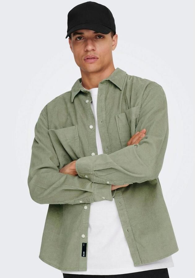 ONLY & SONS Overhemd met lange mouwen OS ONSALP RLX 2PKT WASHD COR - Foto 6