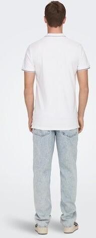 ONLY & SONS slim fit polo ONSFLETCHER met logo bright white - Foto 7
