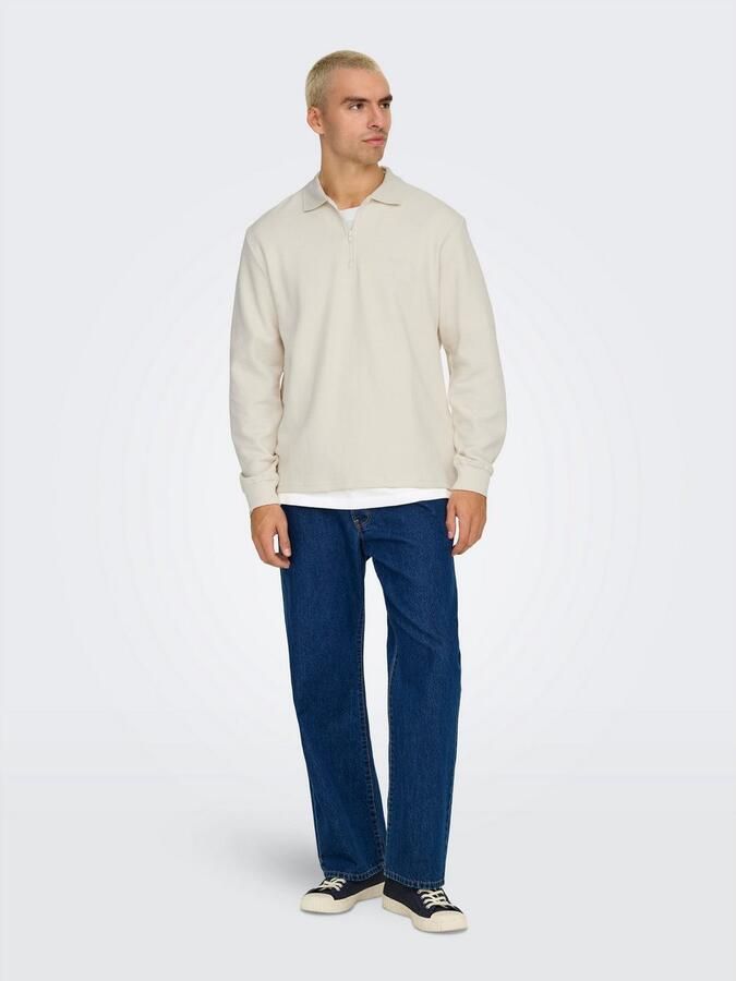 ONLY & SONS Poloshirt ONSTREVOR REG LS POLO - Foto 6