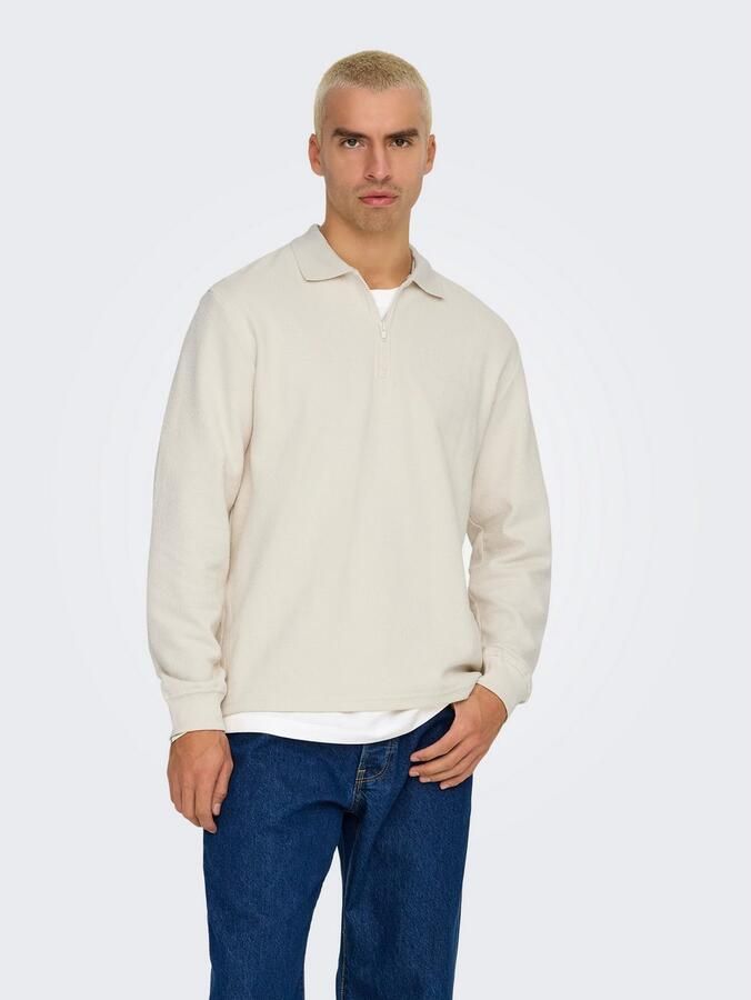 ONLY & SONS Poloshirt ONSTREVOR REG LS POLO - Foto 3