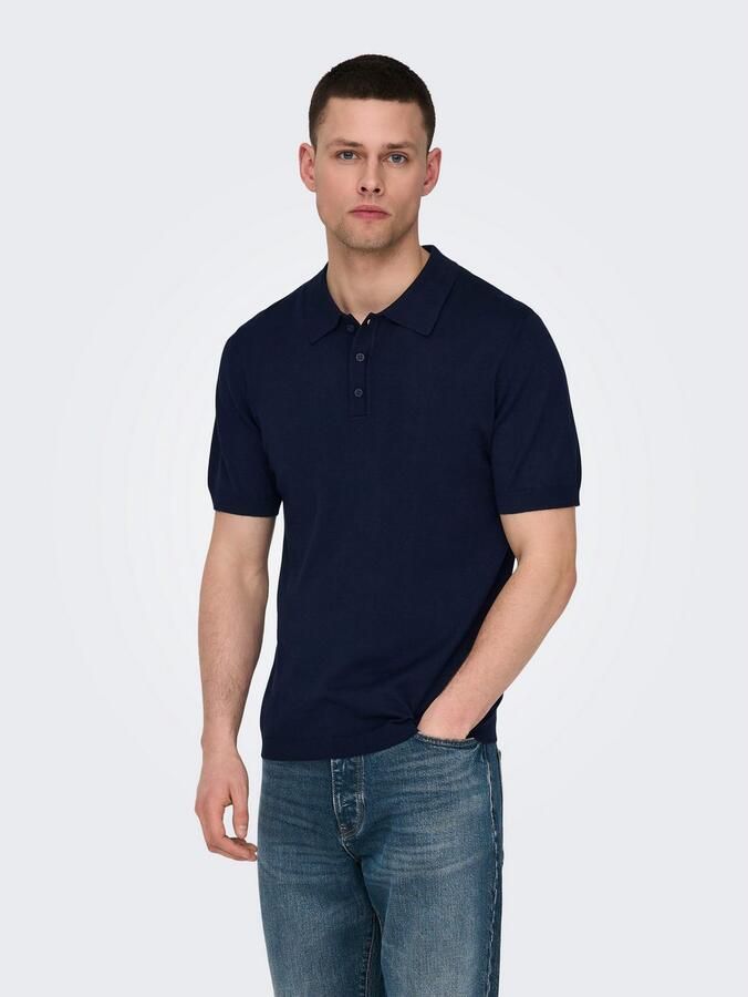 ONLY & SONS Poloshirt ONSWYLER LIFE REG 14 SS POLO KNIT NOOS - Foto 5