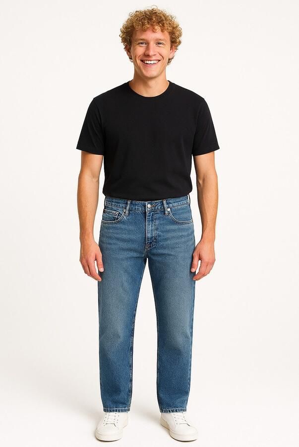 ONLY & SONS Regular fit jeans ONSEDGE STRAIGHT BOX TAI DNM MU OTL - Foto 2