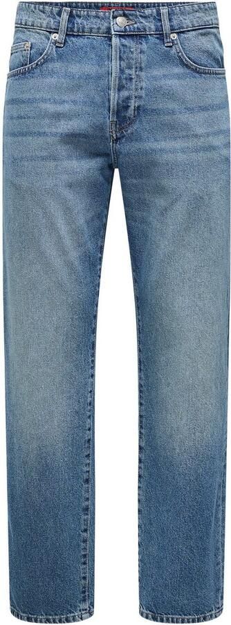 ONLY & SONS Regular fit jeans ONSEDGE STRAIGHT BOX TAI DNM MU OTL