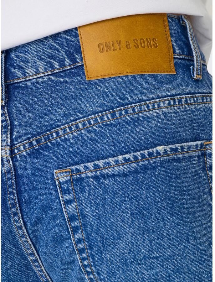 ONLY & SONS Regular fit jeans ONSEDGE STRAIGHT BROMO 0017 DOT DNM NOOS - Foto 8