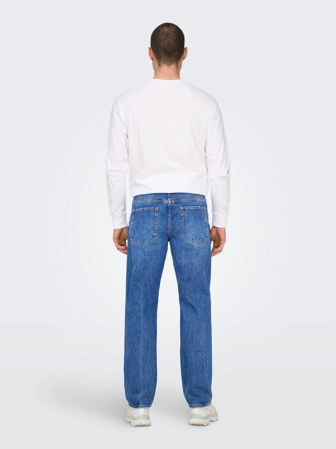 ONLY & SONS Regular fit jeans ONSEDGE STRAIGHT BROMO 0017 DOT DNM NOOS - Foto 5