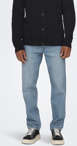 ONLY & SONS Regular fit jeans ONSEDGE STRAIGHT BROMO 0017 DOT DNM NOOS - Foto 13