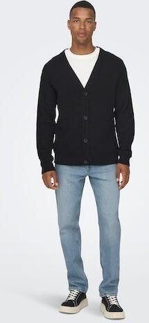 ONLY & SONS Regular fit jeans ONSEDGE STRAIGHT BROMO 0017 DOT DNM NOOS - Foto 19