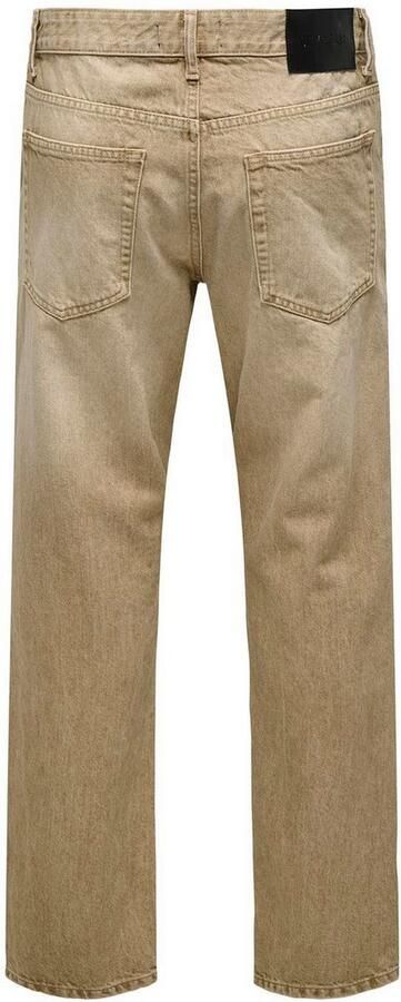 ONLY & SONS Regular fit jeans ONSEDGE STRAIGHT BROMO 0017 DOT DNM NOOS - Foto 6