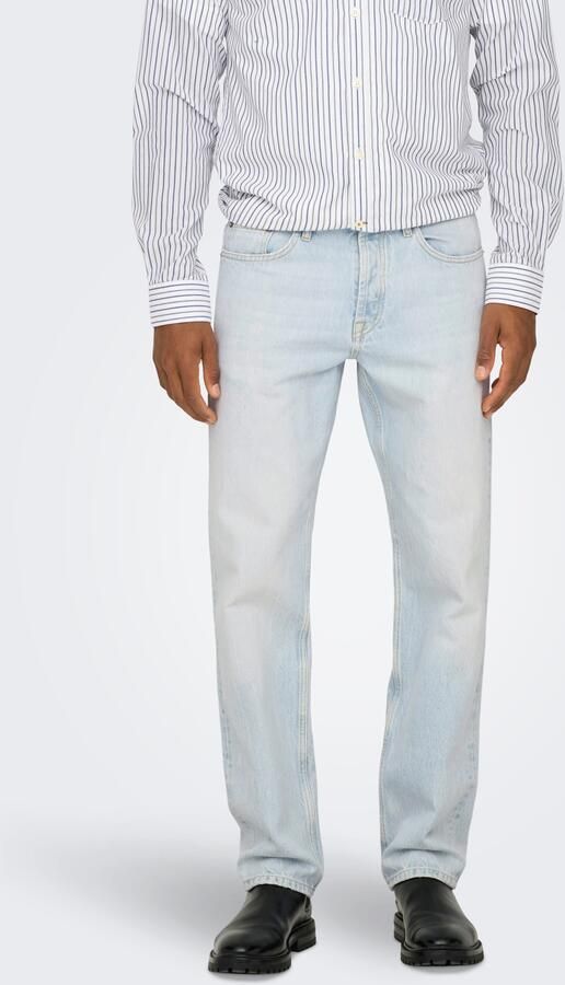 ONLY & SONS Regular fit jeans ONSEDGE STRAIGHT BROMO 0017 DOT DNM NOOS - Foto 5