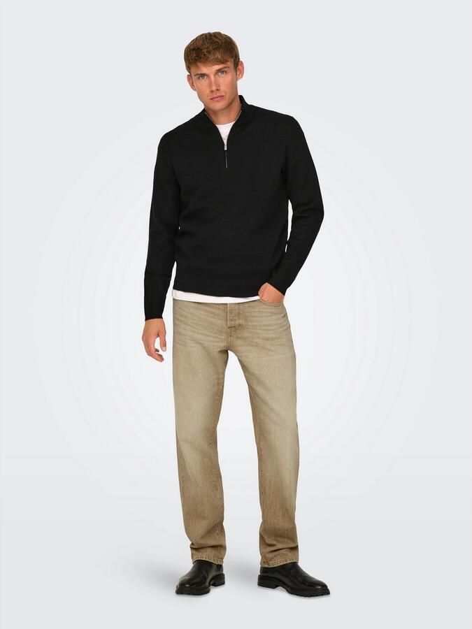 ONLY & SONS Regular fit jeans ONSEDGE STRAIGHT BROMO 0017 DOT DNM NOOS - Foto 4