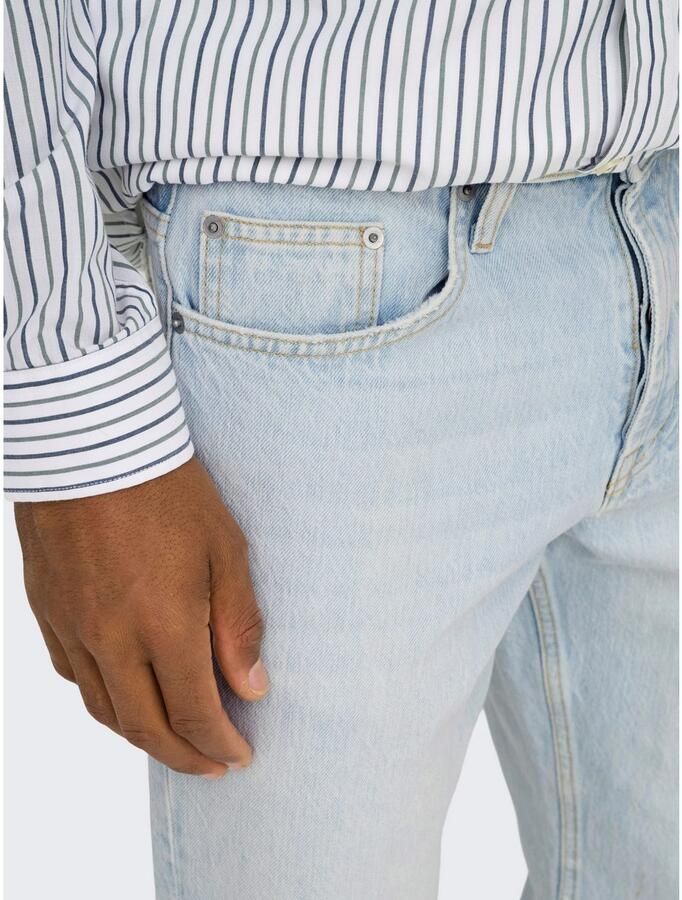 ONLY & SONS Regular fit jeans ONSEDGE STRAIGHT BROMO 0017 DOT DNM NOOS - Foto 2