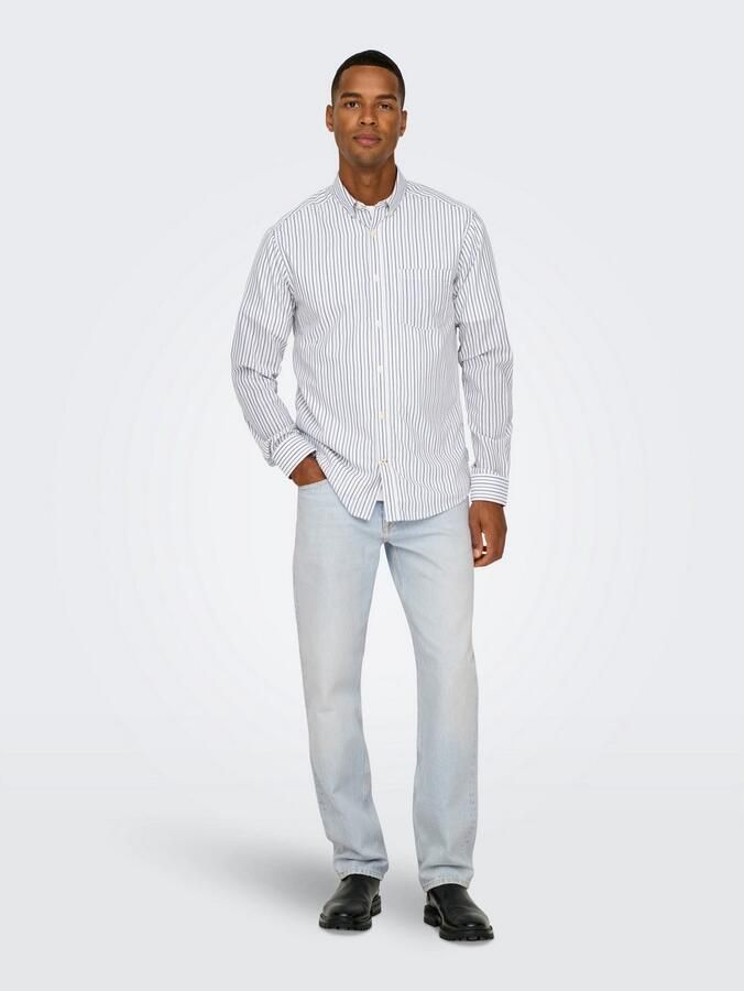 ONLY & SONS Regular fit jeans ONSEDGE STRAIGHT BROMO 0017 DOT DNM NOOS - Foto 9