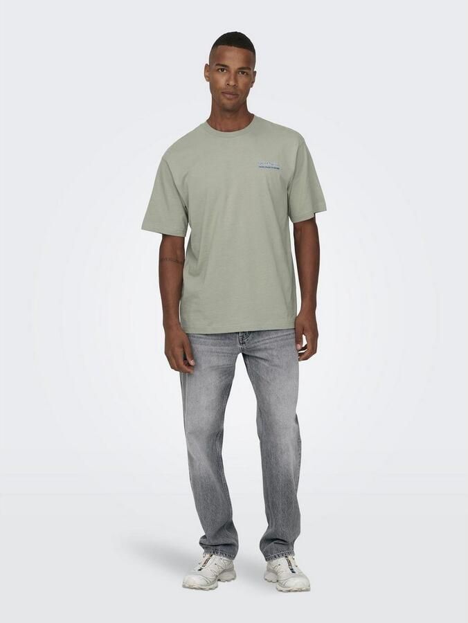 ONLY & SONS Regular fit jeans ONSEDGE STRAIGHT BROMO 0017 DOT DNM NOOS - Foto 2