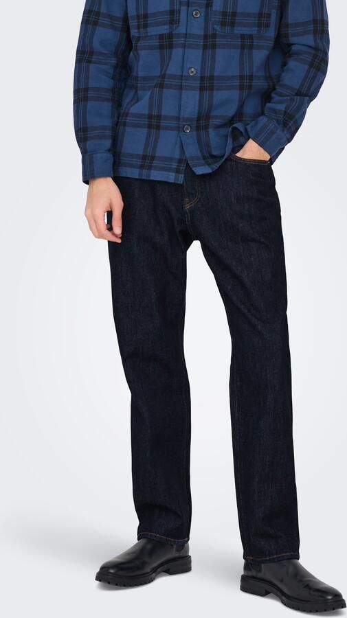 ONLY & SONS Regular fit jeans ONSEDGE STRAIGHT BROMO 0017 DOT DNM NOOS - Foto 8