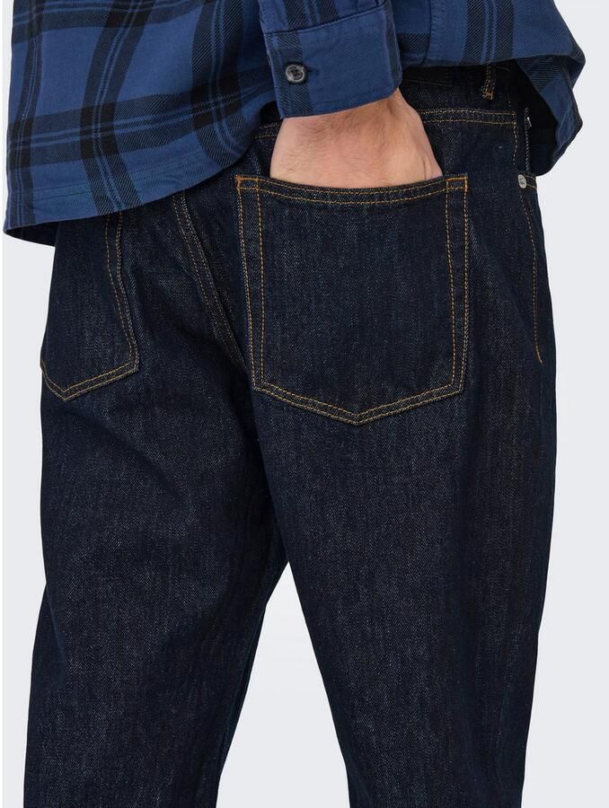 ONLY & SONS Regular fit jeans ONSEDGE STRAIGHT BROMO 0017 DOT DNM NOOS - Foto 2