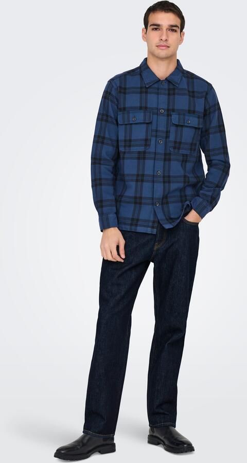 ONLY & SONS Regular fit jeans ONSEDGE STRAIGHT BROMO 0017 DOT DNM NOOS - Foto 5