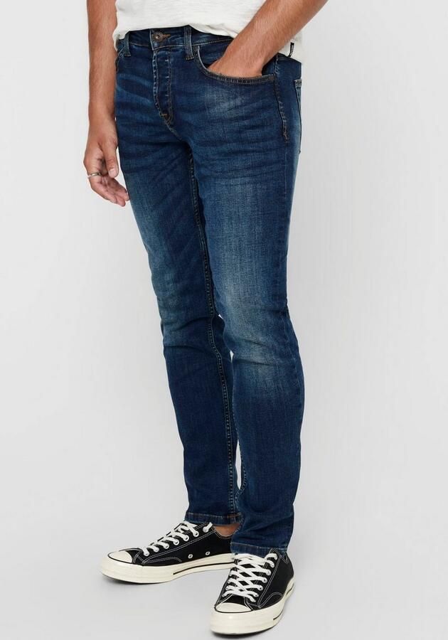 Only & Sons Skinny Jeans Only & Sons ONSWEFT LIFE MED BLUE 5076 - Foto 4