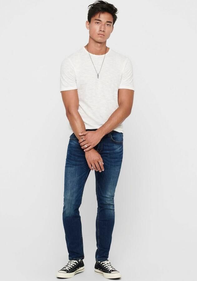 Only & Sons Skinny Jeans Only & Sons ONSWEFT LIFE MED BLUE 5076 - Foto 3