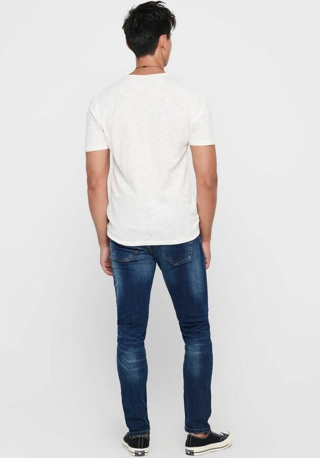Only & Sons Skinny Jeans Only & Sons ONSWEFT LIFE MED BLUE 5076 - Foto 5