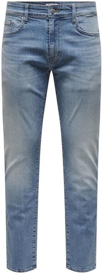 ONLY & SONS regular fit jeans ONSWEFT light medium blue denim - Foto 6