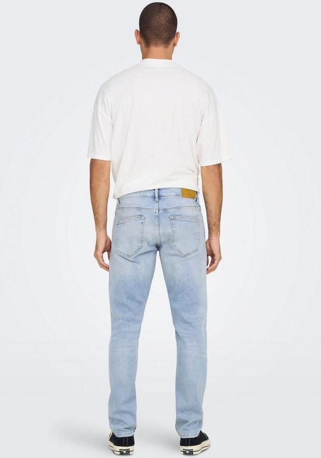 ONLY & SONS regular fit jeans ONSWEFT light blue denim - Foto 4