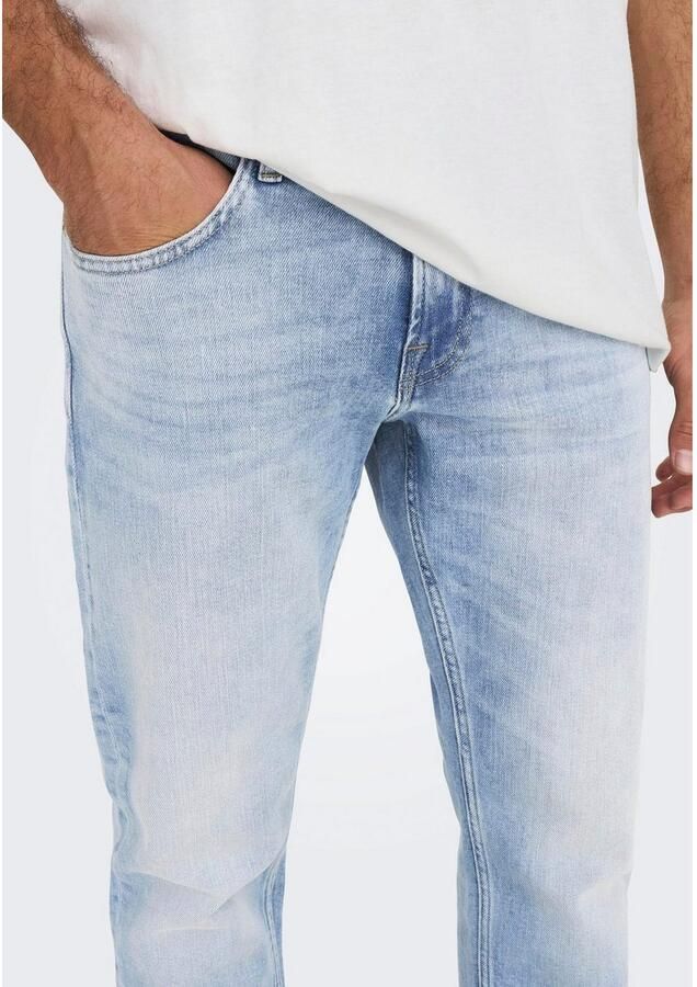 ONLY & SONS regular fit jeans ONSWEFT light blue denim - Foto 3