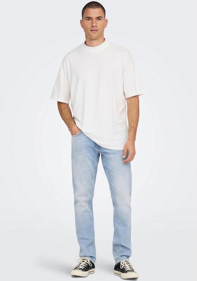 ONLY & SONS regular fit jeans ONSWEFT light blue denim - Foto 5