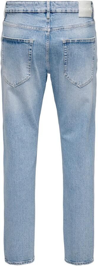 ONLY & SONS Relax fit jeans ONSYOKE TAPERED WB 7850 DOT DNM NOOS - Foto 5