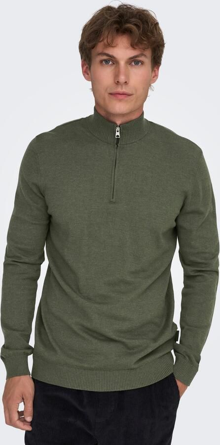 Only & Sons Regular fit schipperstrui van een mix van katoen en viscose model 'LOUI' - Foto 6