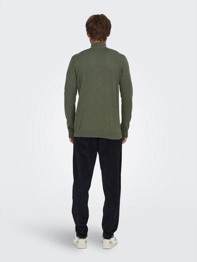 Only & Sons Regular fit schipperstrui van een mix van katoen en viscose model 'LOUI' - Foto 4