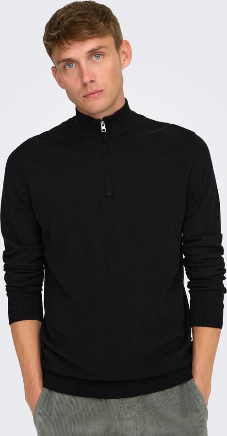 Only & Sons Regular fit schipperstrui van een mix van katoen en viscose model 'LOUI' - Foto 6