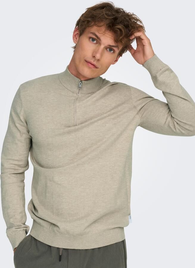 Only & Sons Regular fit schipperstrui van een mix van katoen en viscose model 'LOUI' - Foto 5