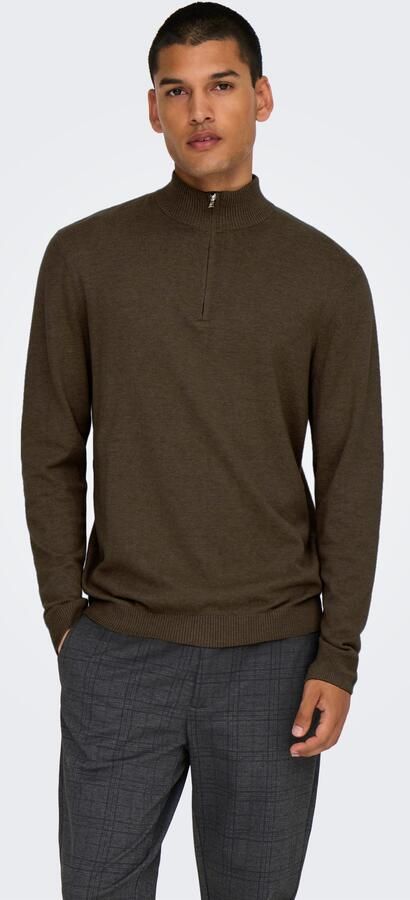 Only & Sons Regular fit schipperstrui van een mix van katoen en viscose model 'LOUI' - Foto 2