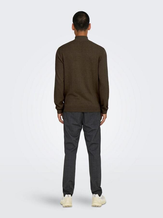 Only & Sons Regular fit schipperstrui van een mix van katoen en viscose model 'LOUI'