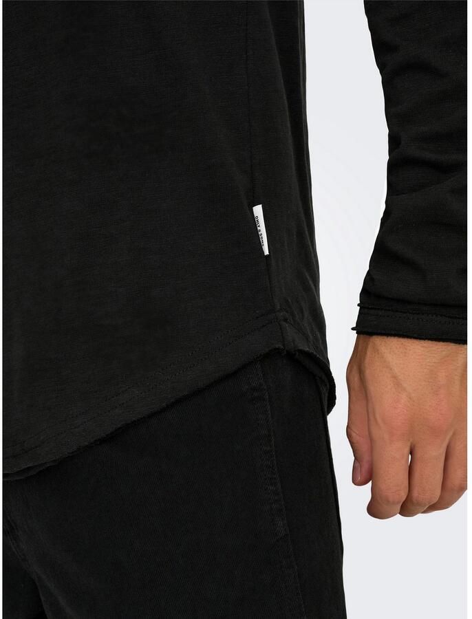 ONLY & SONS Shirt met lange mouwen ONSBENNE LONGY LS TEE VD