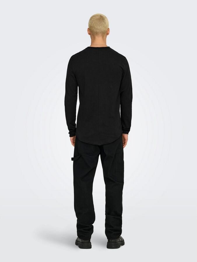 ONLY & SONS Shirt met lange mouwen ONSBENNE LONGY LS TEE VD - Foto 3